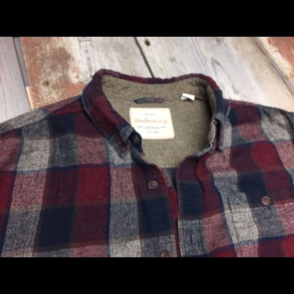 Weatherproof Vintage plaid long sleeve button up men’s M - Picture 3 of 6